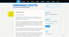 Desktop Screenshot of conditionallyaccepted.com