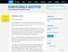 Tablet Screenshot of conditionallyaccepted.com
